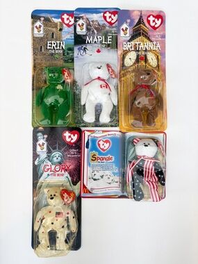 NEW Ty Beanie Babies McDonalds international bears